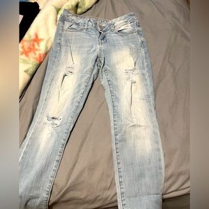 Ripped American eagle pants
